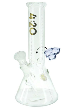 Fajka Bongo lodowa H.F 4:20 wys.22cm GOLD