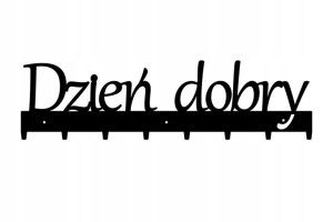 Dzień dobry 70cm Wieszak Dekoracja do domu wystrój