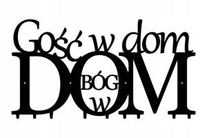 Gość Dom Bóg 80cm Wieszak Nowoczesny Design Home