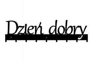 Dzień dobry 80cm Wieszak Dekoracja Wystrój Prezent