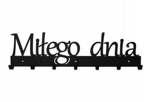 Miłego dnia 60cm Wieszak na ubrania kurtki ścienny