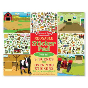 Naklejki wielokrotnego użytku Farma Melissa&Doug MD40501