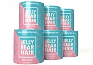6x Jelly Bear Hair Biotyna Zdrowe Piękne Włosy