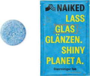 NAIKED, Tabletka do czyszczenia szkła, 500 ml środka czyszczącego