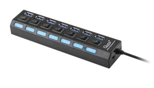 Hub USB 3.0 7 portowy Quer Pro