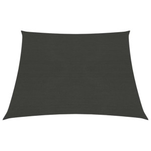 Żagiel przeciwsłoneczny, 160 g/m², antracytowy, 4/5x4 m, HDPE