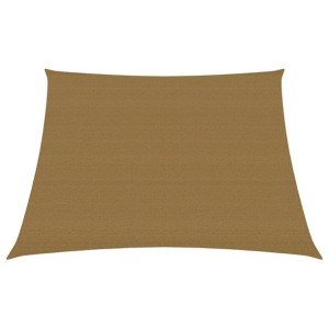 Żagiel przeciwsłoneczny, 160 g/m², kolor taupe, 4/5x4 m, HDPE