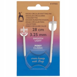 Druty Do Skarpet Na Żyłce Pony 28cm 3,25 Mm 47502