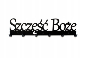 Szczęść Boże Wieszak ścienny na ubrania kurtki dom