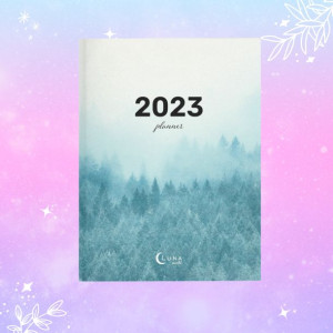 Kalendarz miesięczny 2023 A5 Luna World LAS