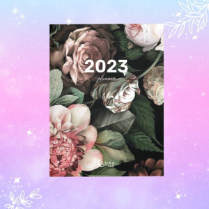 Kalendarz miesięczny 2023 A5 Luna World KWIATY