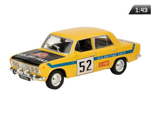 Auto Model 1:43, Fiat 125p Rally, żółty