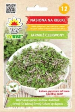 Kiełki Jarmuż czerwony 10g