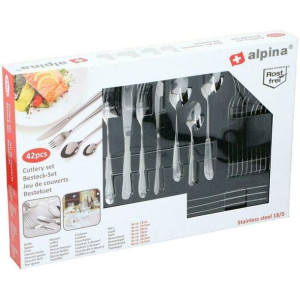 Alpina - Komplet sztućców 42 elementy