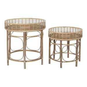 Emaga Stolik DKD Home Decor Rattan (2 pcs)