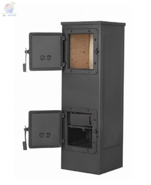 Owczarek piec stalowy z szamotem 6 kW PW5C EKO