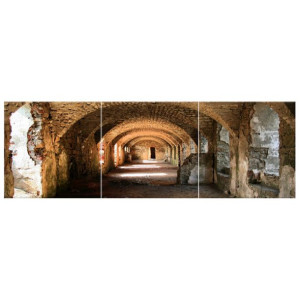 Krzyżtopór Sklepienie kolebkowe z lunetami   - obraz drukowany  150x50cm