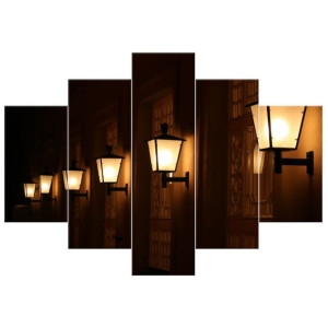 Lampy ścienne   - obraz drukowany  150x105cm