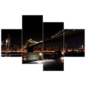 Brooklyn Bridge - Mith17   - obraz drukowany  120x80cm