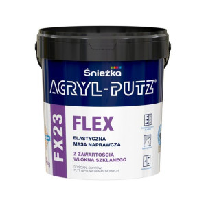 ŚNIEŻKA ACRYL-PUTZ FX23 elastyczna masa naprawcza z włóknem szklanym 1,4kg