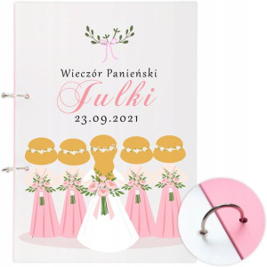 ALBUM Prezent na WIECZÓR PANIEŃSKI na ŚLUB Wzory