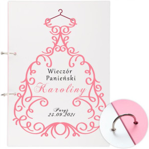 ALBUM Prezent na WIECZÓR PANIEŃSKI na ŚLUB Wzory