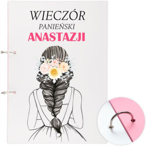 ALBUM Prezent na WIECZÓR PANIEŃSKI ŚLUB Wzory Imię