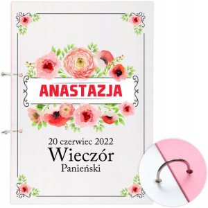 ALBUM Prezent na WIECZÓR PANIEŃSKI ŚLUB Wzory Imię