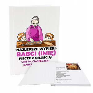 ALBUM PRZEPIŚNIK Prezent na DZIEŃ BABCI MiX Wzorów