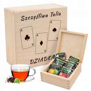 PUDEŁKO Herbaciarka PREZENT DZIADKA Dzień DZIADKA
