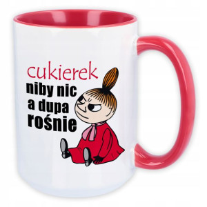 DUŻY Kubek Śmieszny PREZENT Wiele WZORÓW MAŁA MI