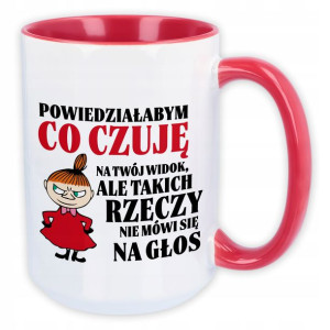 DUŻY Kubek Śmieszny PREZENT Wiele WZORÓW MAŁA MI