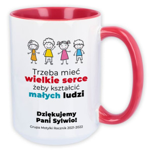 Duży Kubek Xxl Prezent Dla Przedszkolanki - Imię