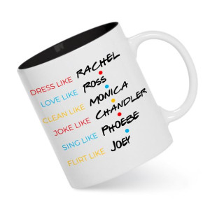 Kubek 300ml Śmieszny Prezent Fana Friends Wzory
