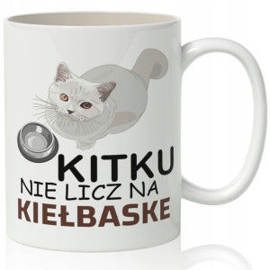 KUBEK 330ml Śmieszny Prezent Makłowicz WŁOSKI KOT