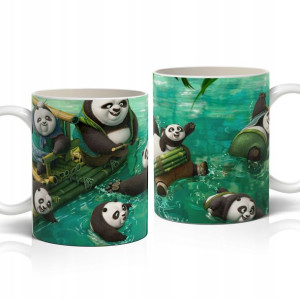 KUBEK BIAŁY KUNG FU PANDA 02 prezent +opakowanie