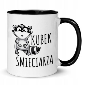 KUBEK CZARNY Na Prezent do PRACY SZKOŁY Wzory