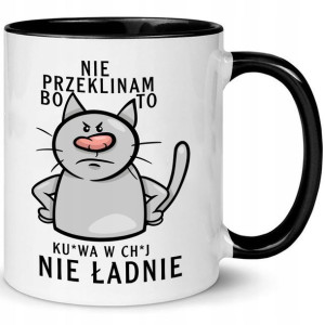 KUBEK CZARNY Na Prezent do PRACY SZKOŁY Wzory