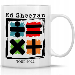 KUBEK ED SHEERAN 2022 TOUR Prezent dla Fana Wzory