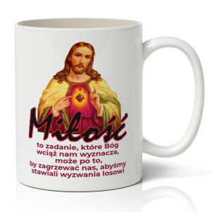 KUBEK KATOLICKIE Wzory Religijne CYTATY Prezent
