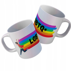 Kubek Lgbt+ 09 Kubek Na Prezent, Tęczowy Kubek