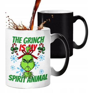Kubek MAGICZNY Prezent na MIKOŁAJA Święta GRINCH