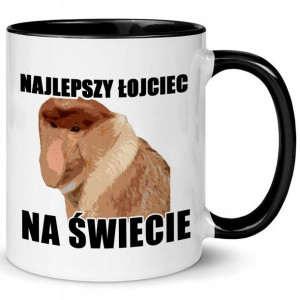 KUBEK Małpa Janusz PREZENT DLA TATY Dzień TATY