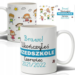 Kubek Na Ukończenie Przedszkola Dla Dzieci - Imię