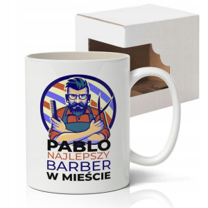 KUBEK PREZENT dla BARBERA Własne IMIĘ Wiele WZORÓW