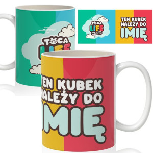 KUBEK Prezent dla DZIECI TOCA BOCA Life WORLD IMIĘ