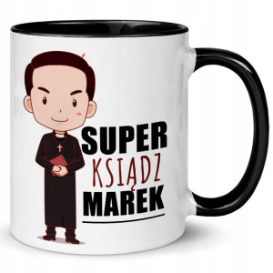 KUBEK Prezent dla KSIĘDZA Najlepszy Ksiądz IMIĘ Wz