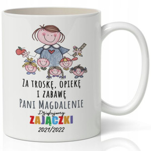 KUBEK Prezent dla Pani PRZEDSZKOLANKI Własne IMIĘ