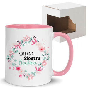 KUBEK PREZENT dla SIOSTRY Urodziny WIELE WZORÓW