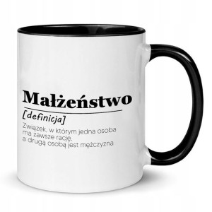 KUBEK Śmieszny PREZENT Definicje MALŻEŃSTWO Wzory